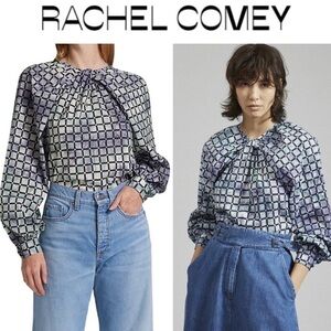 Rachel Comey Soon Blouson-Sleeve Top 00 380$ NWT
